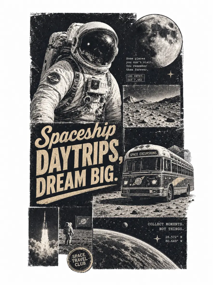 DREAM BIG SPACESHIP DAYTRIPS - Image 4